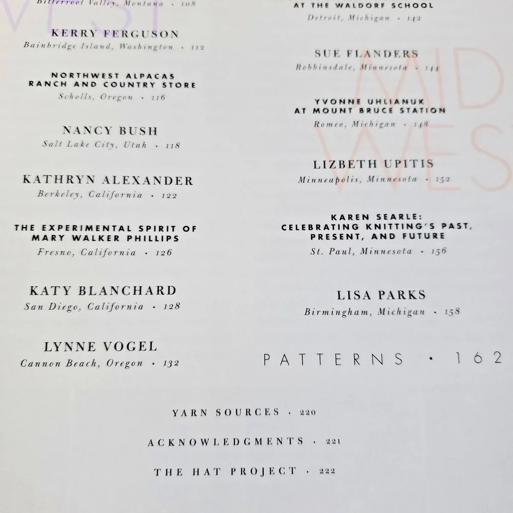Knitting in America Patterns Profiles Stories of Americas Hand Knitting Threads